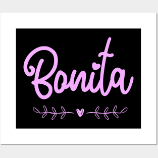 Bonita - pink design Posters and Art